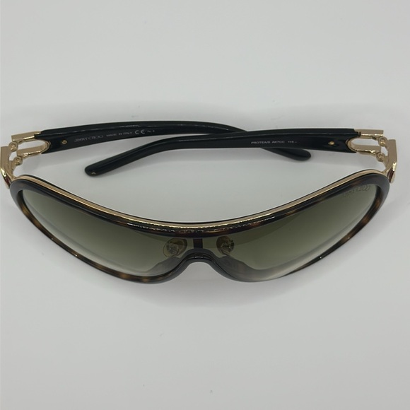 JIMMY CHOO PROTEA UNISEX SUNGLASSES! Havana Gold/Brown! In Excellent Condition! - Picture 3 of 11